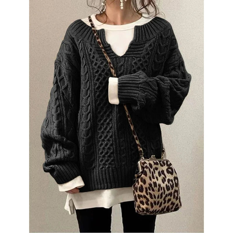 Casual Sweaters Fashion Female
