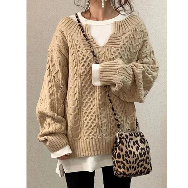 Casual Sweaters Fashion Female